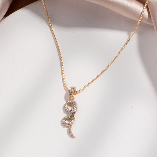Twisted Rhinestone Detailed Snake Pendant Necklace |High-quality African and Caribbean inspired by Jewellery and accessories | African Jewellery | Caribbean jewellery | Afro-Caribbean accessories | African jewelry