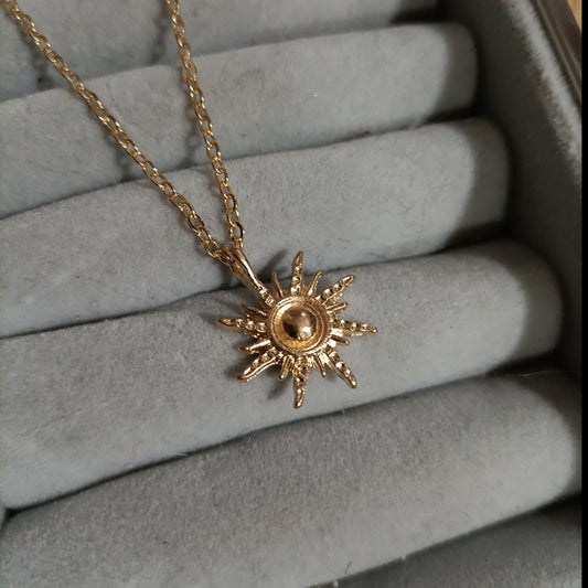 Sunburst Pendant Necklace